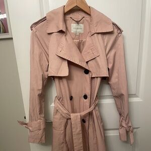 Lucky Brand pink Trench